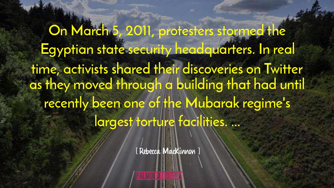 Protesters quotes by Rebecca MacKinnon