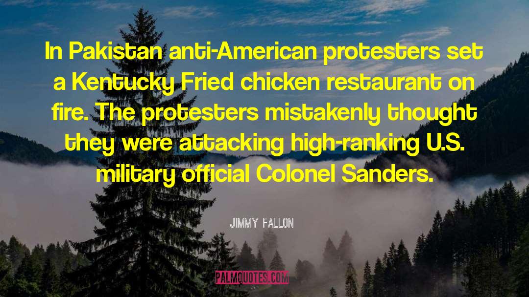 Protesters quotes by Jimmy Fallon