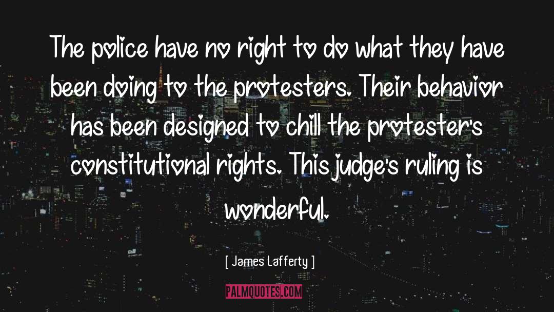 Protesters quotes by James Lafferty