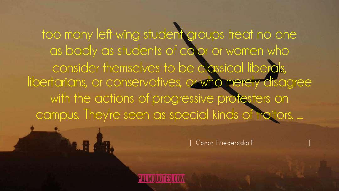 Protesters quotes by Conor Friedersdorf