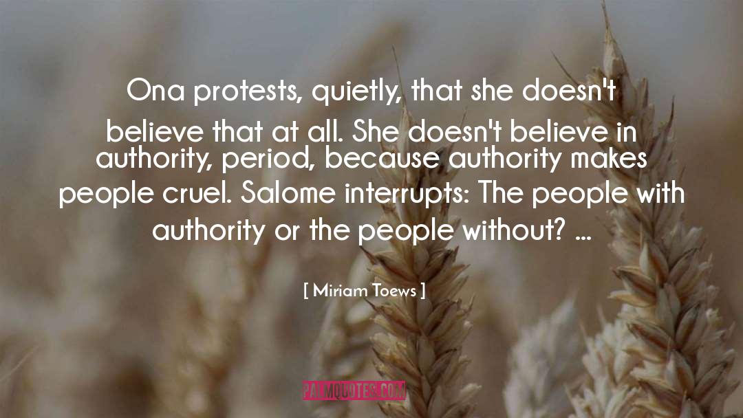 Protests quotes by Miriam Toews