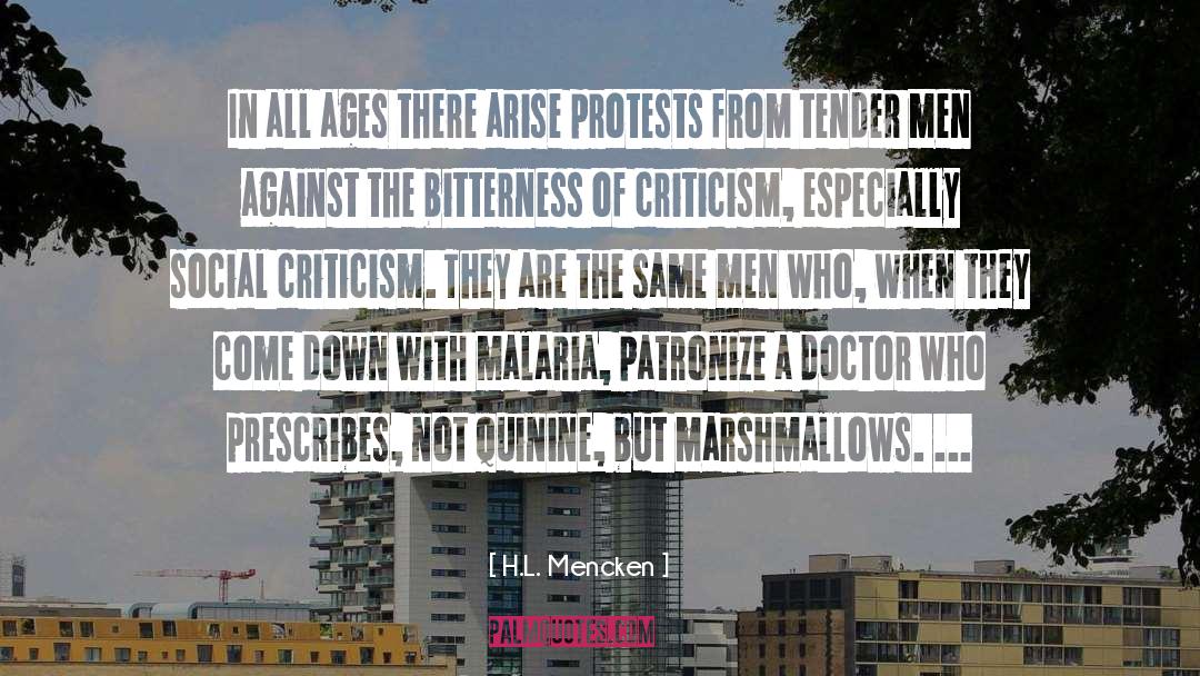 Protests quotes by H.L. Mencken