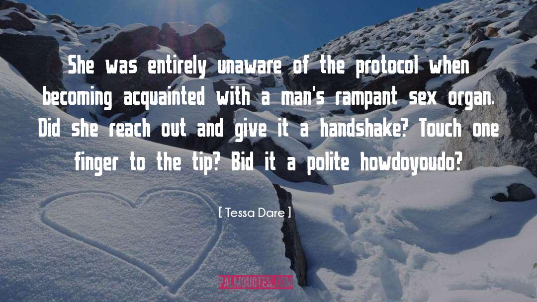 Protocol quotes by Tessa Dare