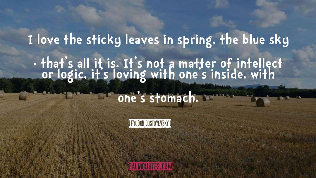 Protuberant Stomach quotes by Fyodor Dostoyevsky