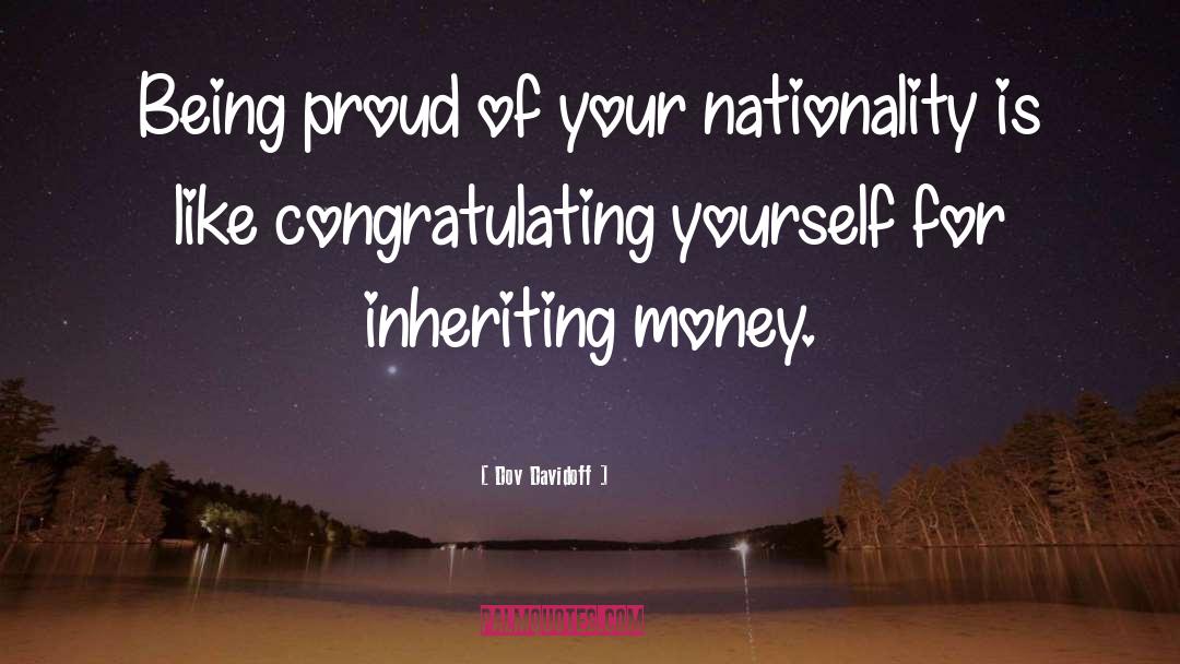 Proud Of You quotes by Dov Davidoff