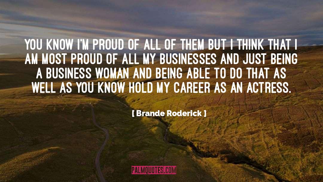 Proud Single Woman quotes by Brande Roderick