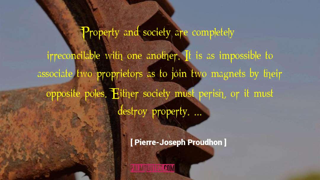 Proudhon Propiedad quotes by Pierre-Joseph Proudhon