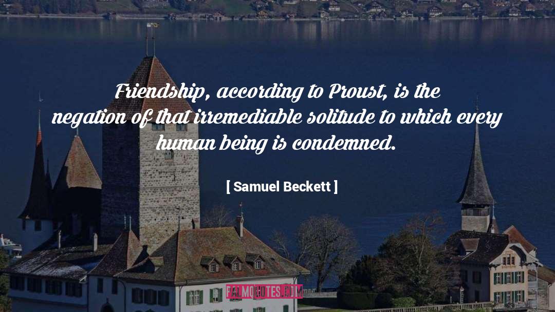 Proust quotes by Samuel Beckett