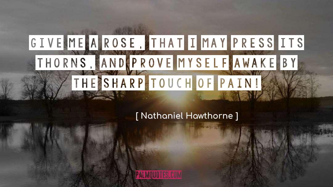 Prove Myself quotes by Nathaniel Hawthorne
