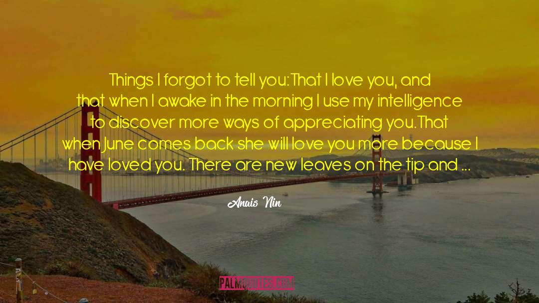 Prove Of Love quotes by Anais Nin