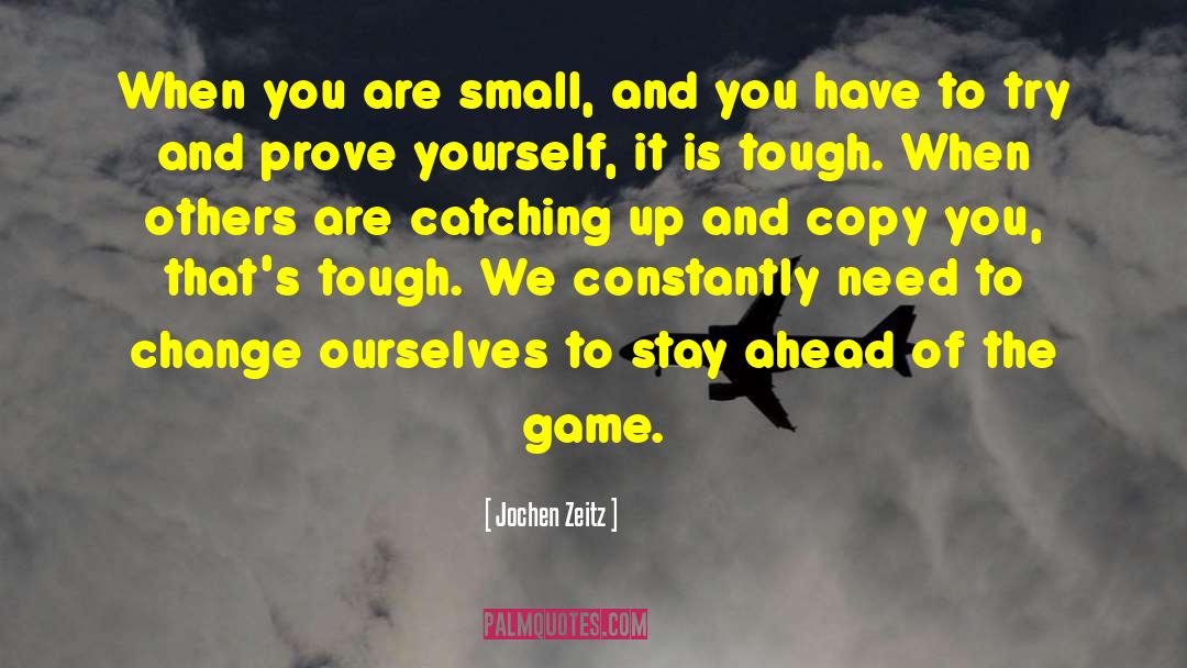 Prove Yourself quotes by Jochen Zeitz