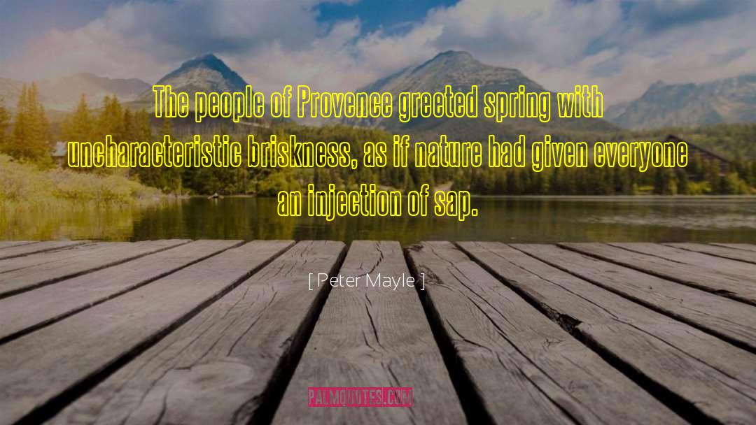 Provence quotes by Peter Mayle