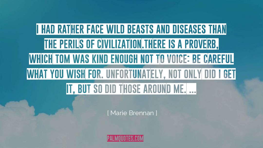 Proverb quotes by Marie Brennan
