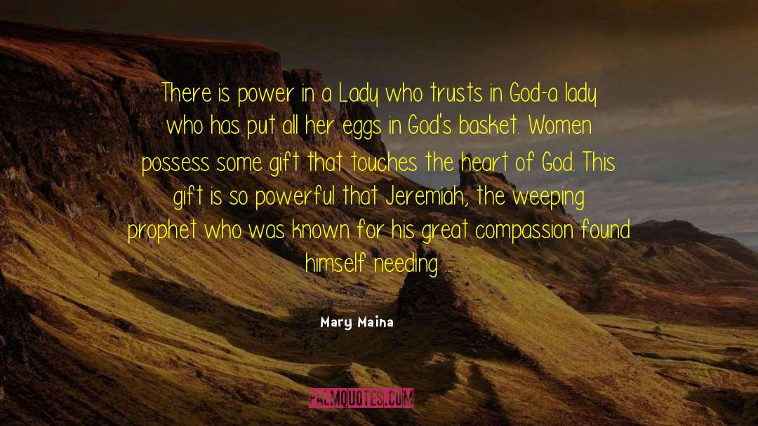 Proverbs 18 quotes by Mary Maina