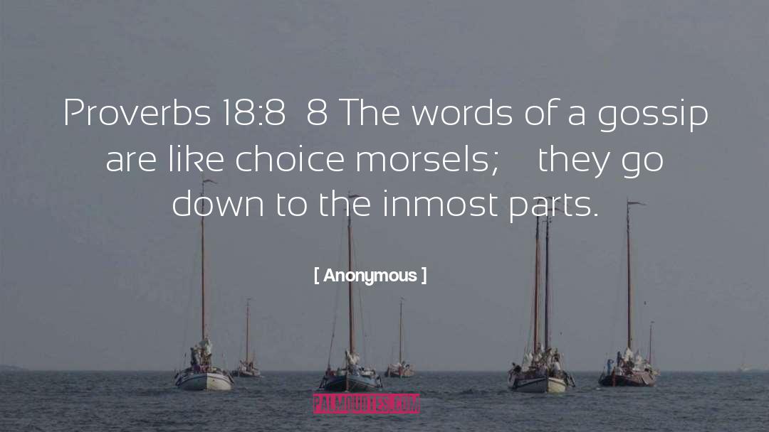 Proverbs 18 quotes by Anonymous