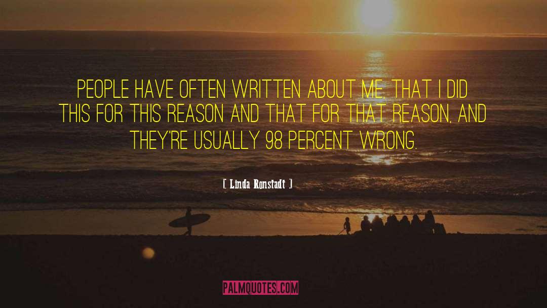 Proving People Wrong quotes by Linda Ronstadt