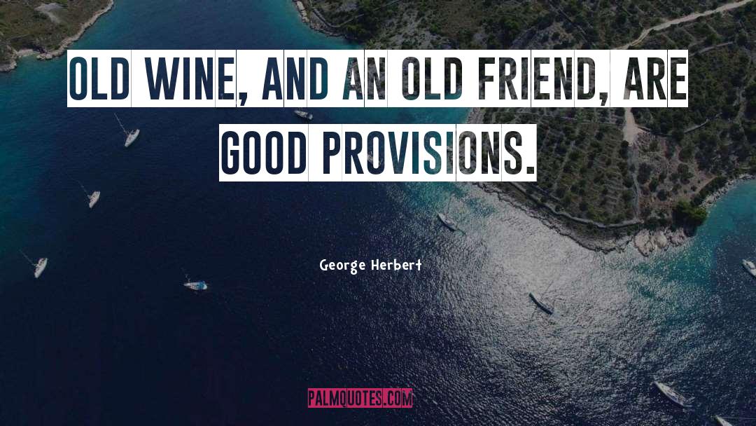 Provision quotes by George Herbert