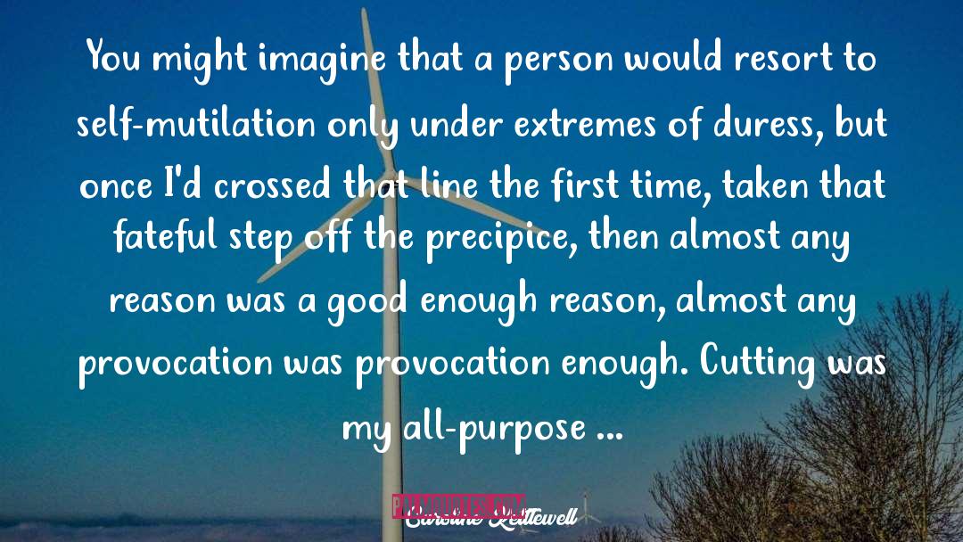 Provocation quotes by Caroline Kettlewell