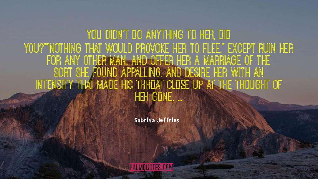 Provoke quotes by Sabrina Jeffries