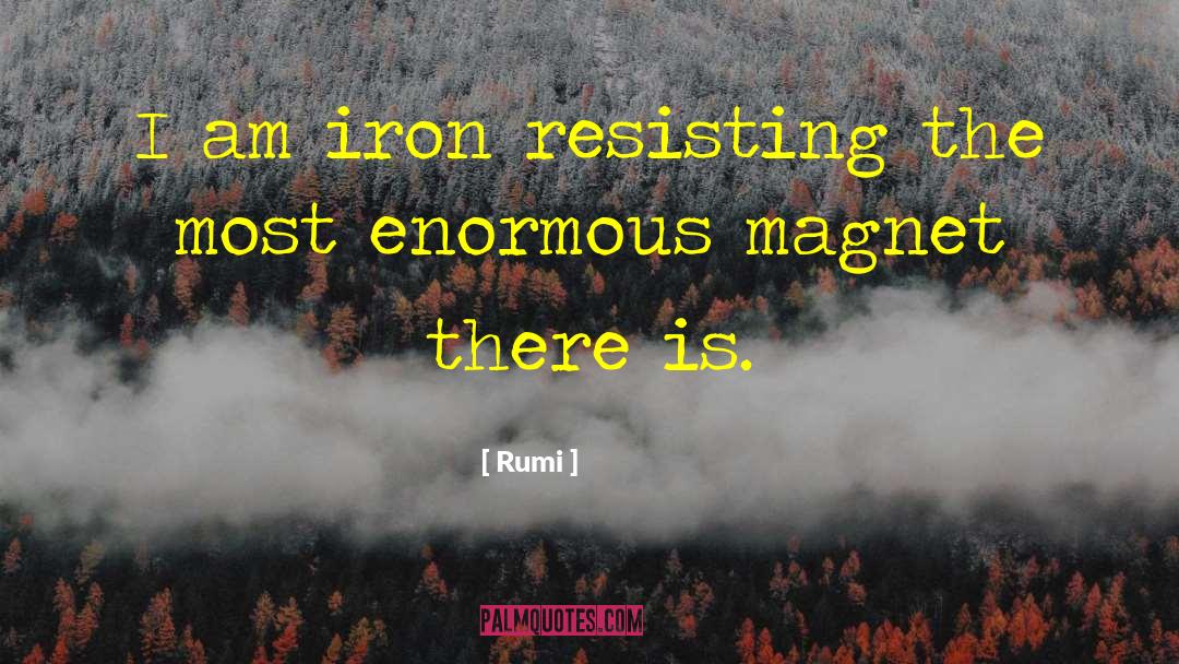 Prowls Iron quotes by Rumi