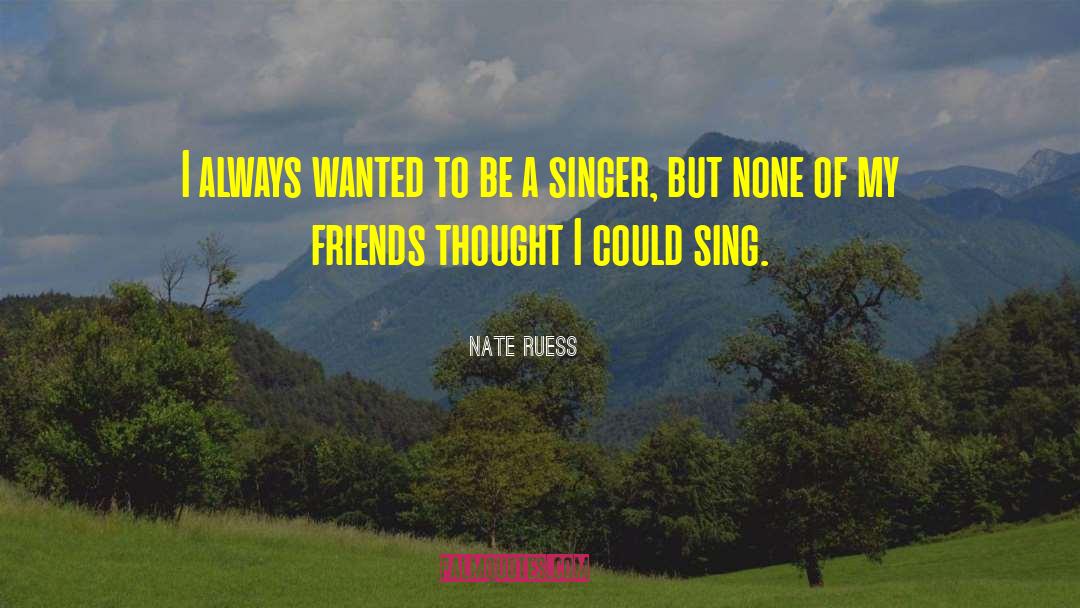 Prudhvi Singer quotes by Nate Ruess