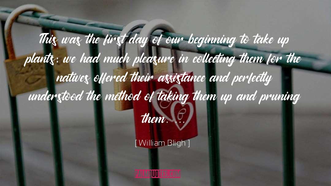 Pruning quotes by William Bligh