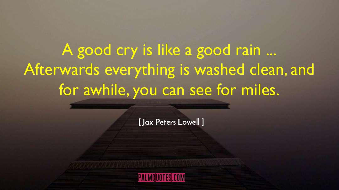 Prvi Miles quotes by Jax Peters Lowell