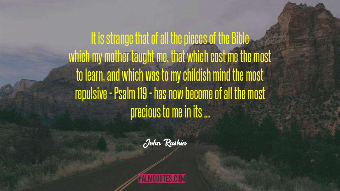 Psalm quotes by John Ruskin