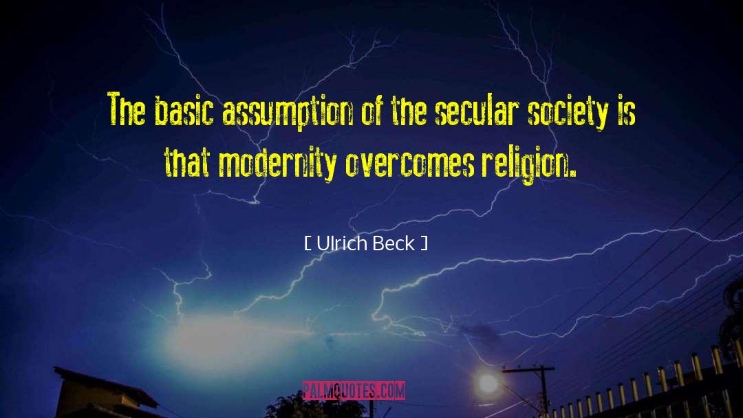 Pseudo Secular quotes by Ulrich Beck