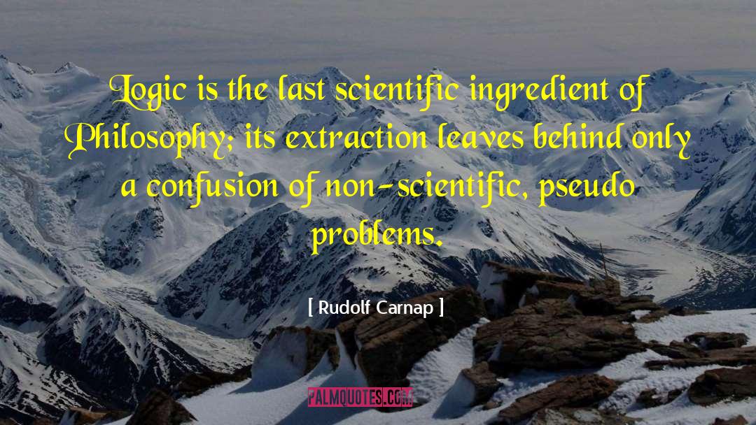 Pseudoscience quotes by Rudolf Carnap