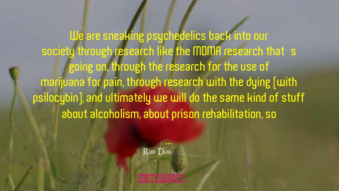 Psilocybin quotes by Ram Dass