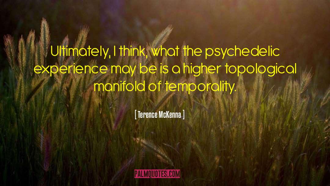 Psychedelic Experience quotes by Terence McKenna