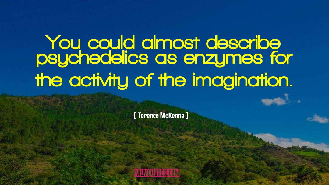 Psychedelics quotes by Terence McKenna