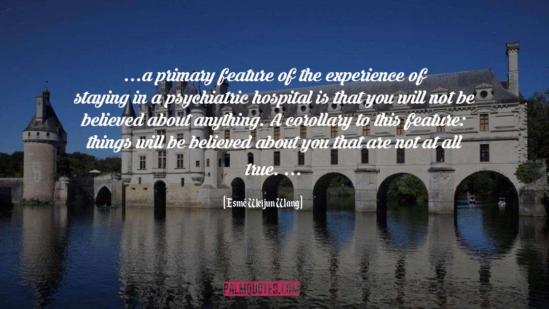 Psychiatric Hospital quotes by Esmé Weijun Wang