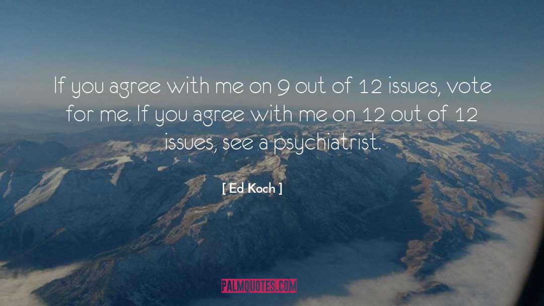 Psychiatrist quotes by Ed Koch