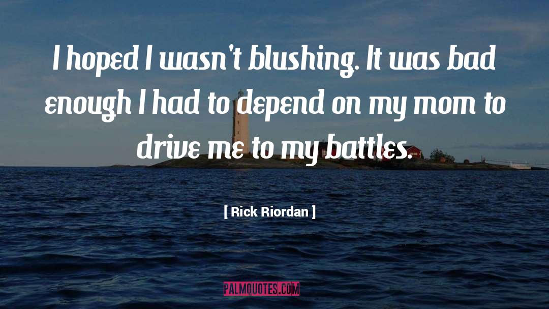 Psychic Battle quotes by Rick Riordan