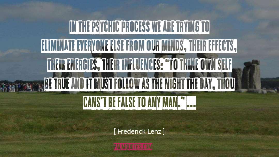 Psychic Night Advertisement quotes by Frederick Lenz