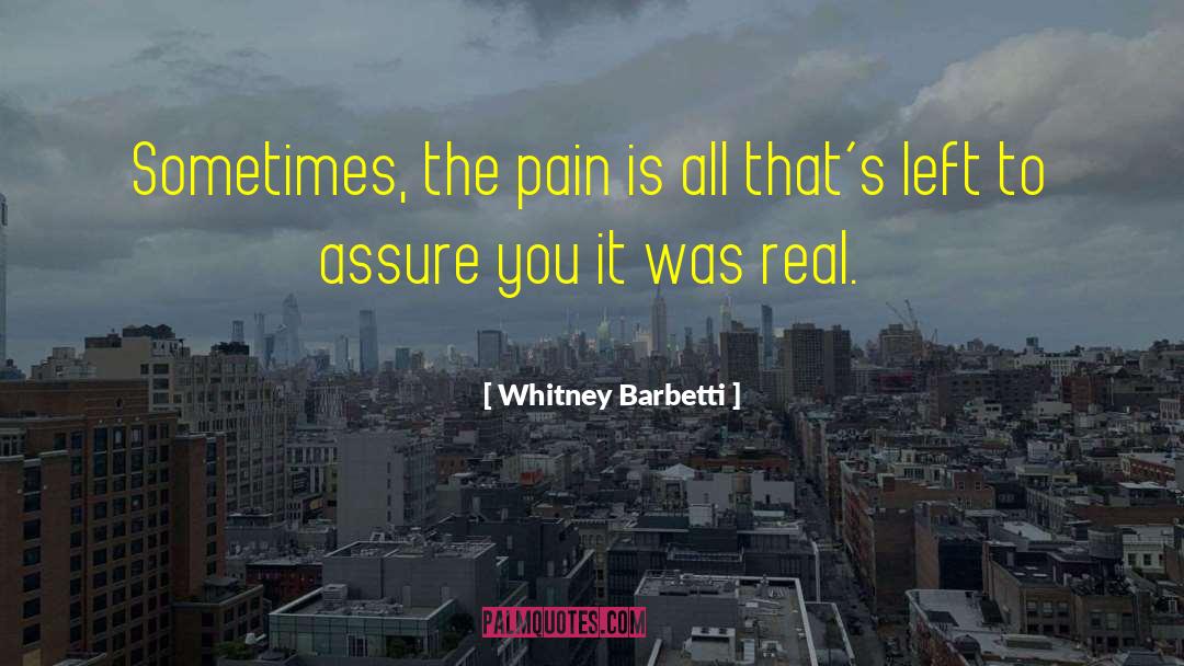 Psychic Pain quotes by Whitney Barbetti