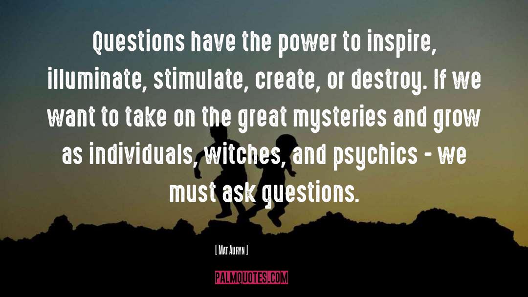 Psychic Witch quotes by Mat Auryn