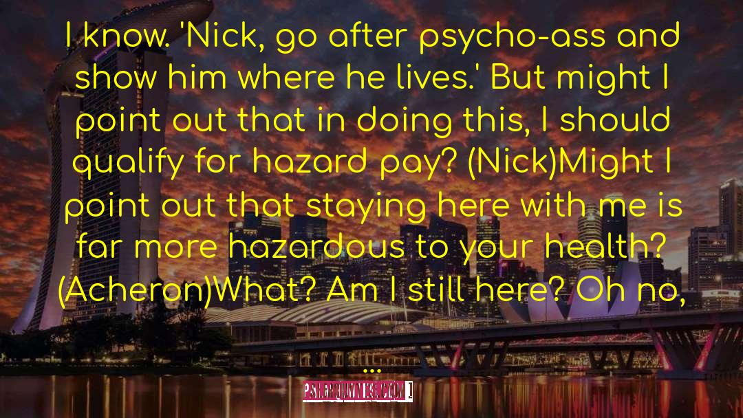 Psycho Barbie quotes by Sherrilyn Kenyon