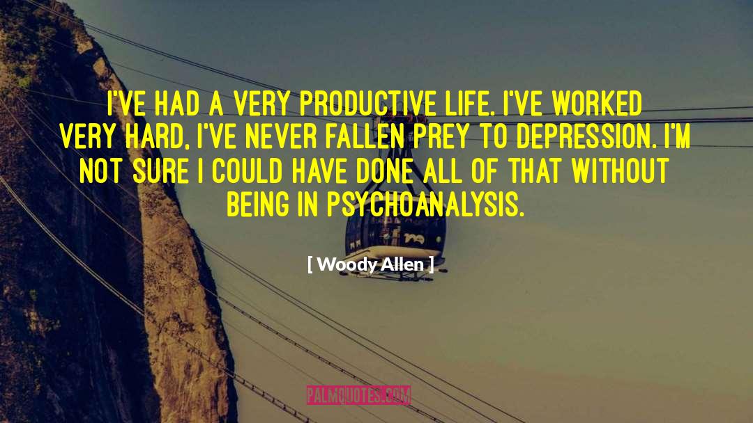 Psychoanalysis quotes by Woody Allen