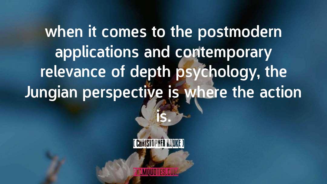 Psychology Analysis quotes by Christopher Hauke