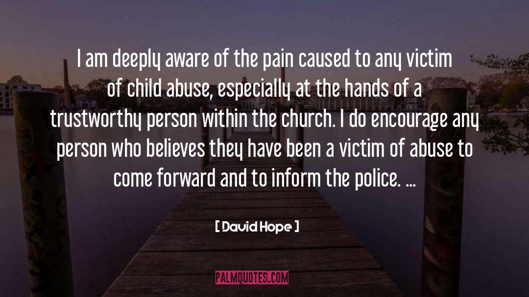 Psychology Child Abuse quotes by David Hope