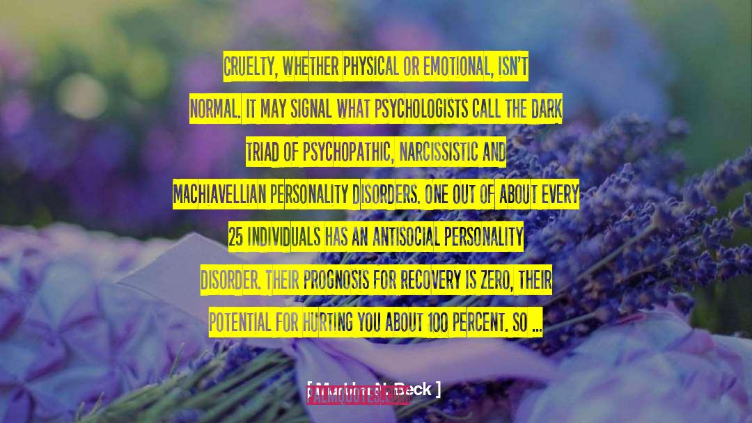 Psychopathic quotes by Martha N. Beck