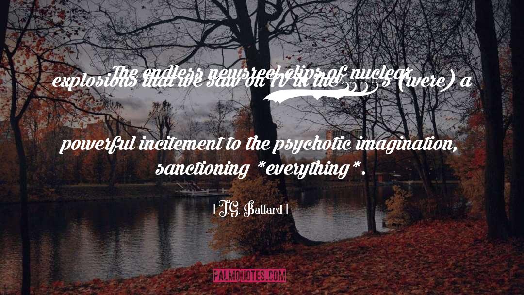 Psychosis quotes by J.G. Ballard