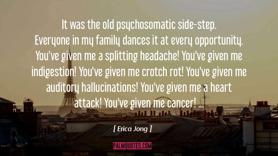 Psychosomatic quotes by Erica Jong