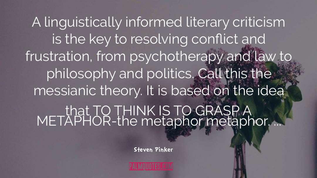 Psychotherapy quotes by Steven Pinker