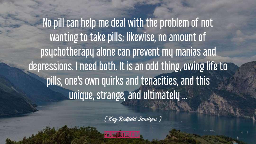 Psychotherapy quotes by Kay Redfield Jamison