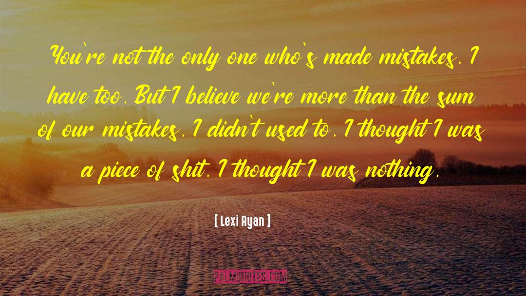 Psychotic Thought quotes by Lexi Ryan