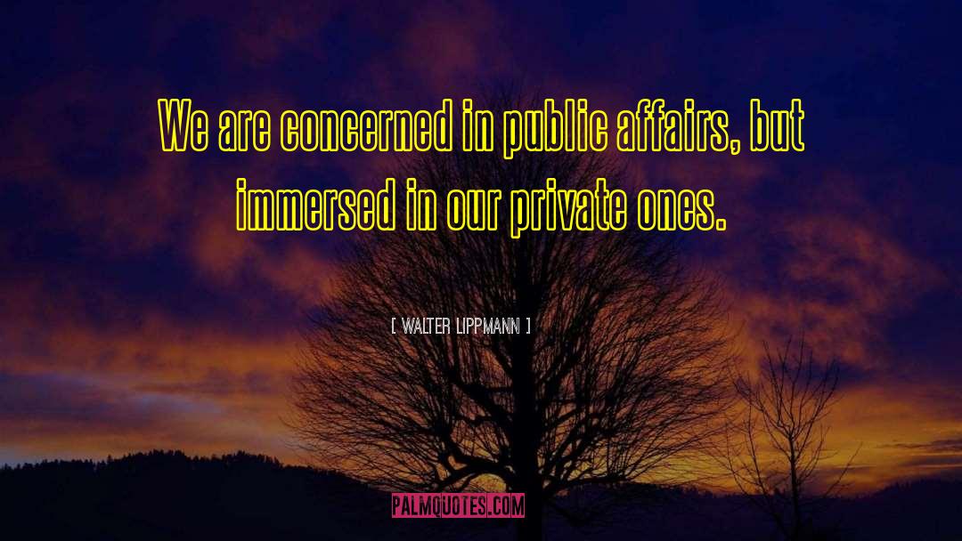 Public Affairs quotes by Walter Lippmann